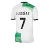 Liverpool Luis Diaz 7 Borte 23-24 - Herre Fotballdrakt
